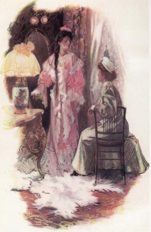 Charles M.Relyea Illustration for The Sunday Husbands